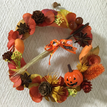 ハロウィンリース☆オレンジ