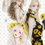 ♱ La Croix ♱ Sunflower Girls Sticker 🌻⟡.* 【同梱限定商品】