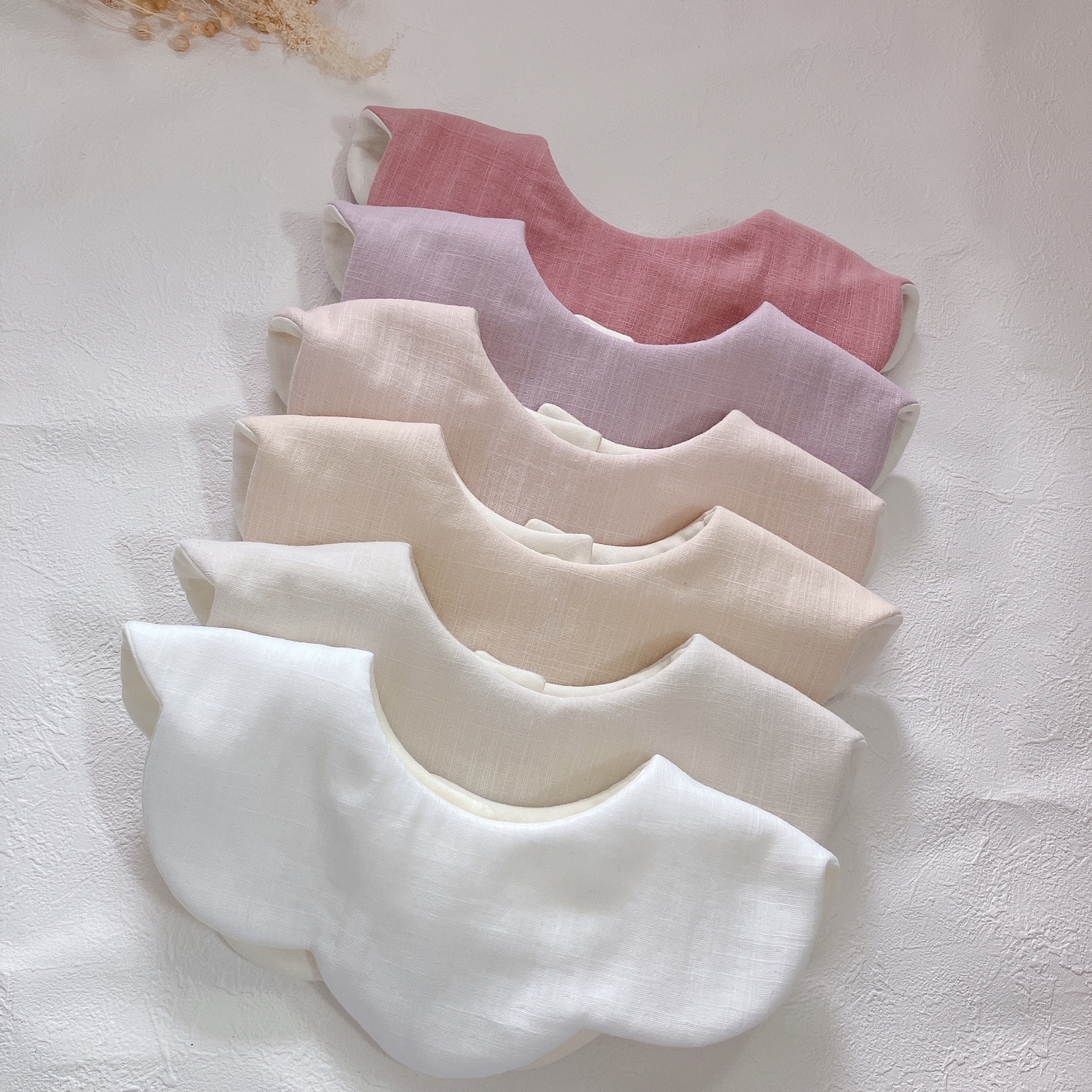 ハンドメイドスタイ　360°花びらスタイ　miru様 花びらリングスタイの作り方【無料型紙】: うろこのあれこれ