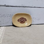 小皿（茶色トイプー）