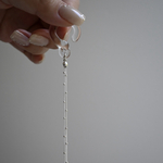 chain ear cuff【glass × silver925】