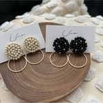 gold × gold ring pierce・earring