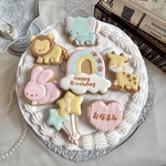 【お誕生日セット】どうぶついっぱい☆アイシングクッキー