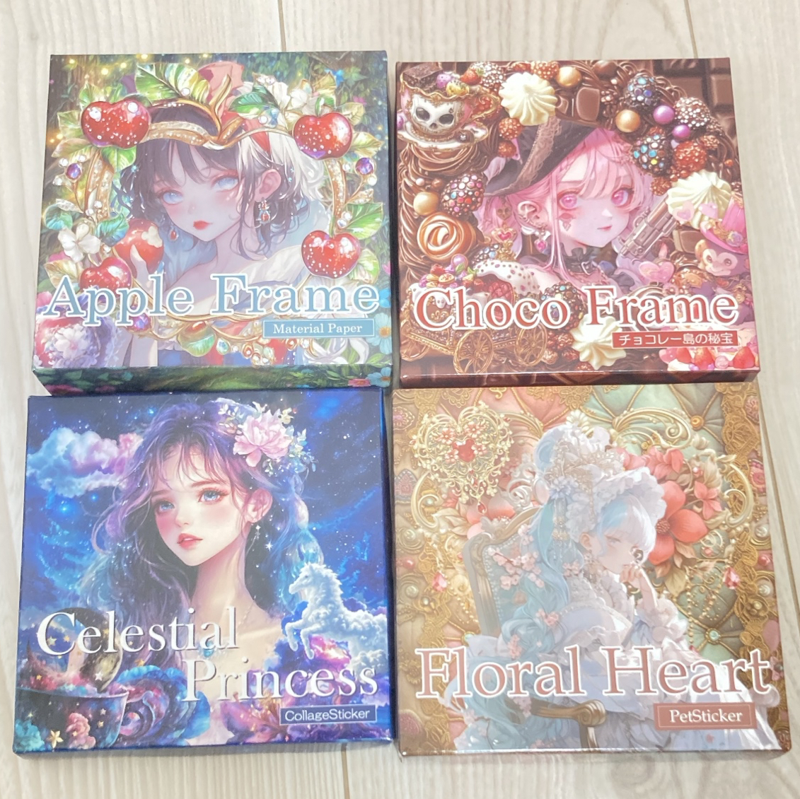 りんごの実紙モノ大量＋紙モノおすそ分け1800＋アメキャラ200枚 紙もの♡ - YouTube