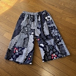 ☆　mさま専用　浴衣リメイク　有松絞り色々パッチ　膝下パンツ♪