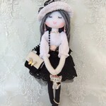 キュートなミニドール゙＊ドールチャーム＊人形チャーム＊プレゼント＊人形＊ミニト゚―ル＊大人可愛いドールチャーム＊ハンドメイドドールチャーム＊送料無料