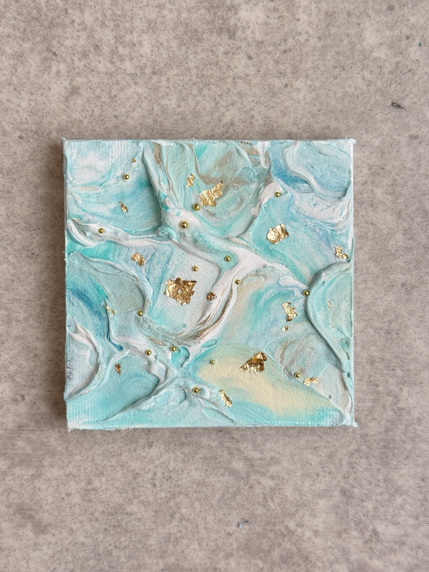 no.169アクリル画テクスチャーアート︎抽象画原画キャンバス