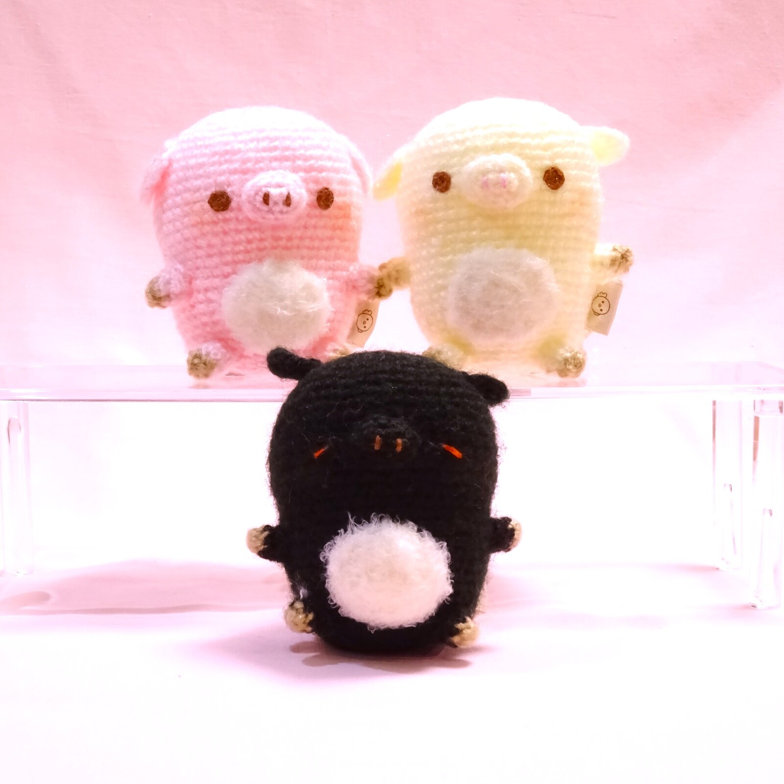 あみぐるみ　ハンドメイド　ぶたさん【オーダー商品】ErikoT あみぐるみ ハンドメイド ぶたさん【オーダー商品】ErikoT様専用