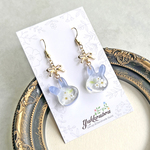 【sale】＊Blue Rabbit　ドロップピアス/イヤリング＊（サージカルステンレスピアス）(イヤリングに交換可）