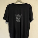 フレンチブルドッグ柄　接触冷感　UVカット半袖Tシャツ(男女兼用)【SS～3L】