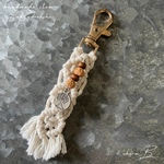 マクラメのかわいい手編みチャーム＿B