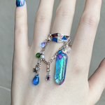 〜夢ガラス🌈リング/イヤーカフ〜