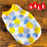 ピックアップSALE ☆犬服　接触冷感メッシュ　パイナップル　タンクトップ　ハンドメイド