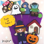 手袋シアター　ハロウィンってなぁに？(紫色)