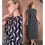 長さとサイズ選べる❤️ RATA❤️カッコよくて女性らしい❤️一枚できまる大人の主役ワンピース❤️魅力的なとろみ素材