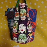 丸トートbag(小)★きのこ🍄とスカル💀