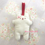どこでもポケットティッシュケース＊出産祝いやお出かけのお供に♡くまちゃん＊生成り色