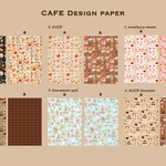 選べる！CAFEデザインペーパー