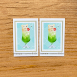 クリームソーダ110円フレーム切手２枚セット