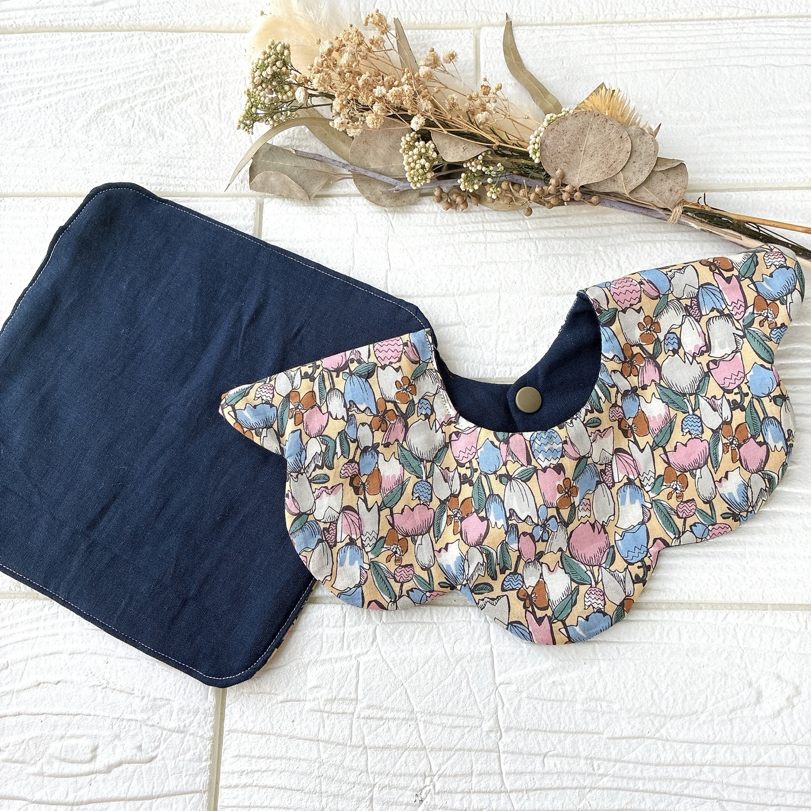 ブーメランスタイ4枚set ハンドメイド ブーメランスタイ4枚set ハンドメイド スタイ・よだれかけ