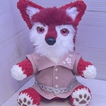 レッドのオオカミさんのぬいぐるみ