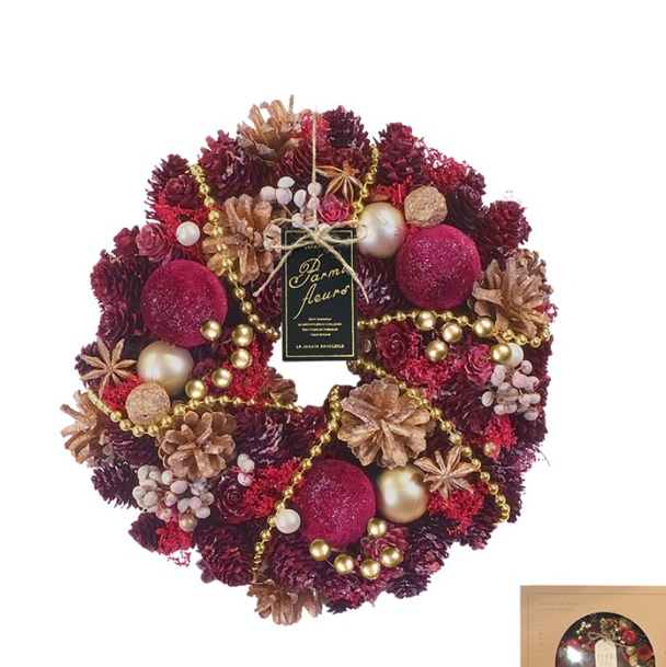 🈹 早割🎄森の香り赤実物 クリスマスハーフリース クリスマス