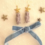 ♡ふくろうさんとお星さまのピアス♡