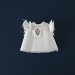 【1/6・21cm・22cmドールoutfit】チューリップ刺繍ブラウス(ピンクb)