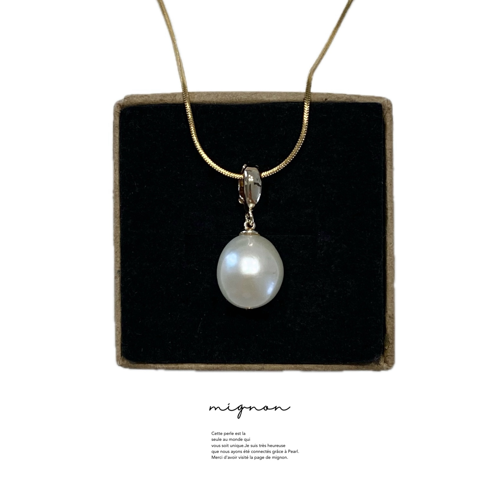 【▲▽▲ 】mignon バロックパール　イヤリング 大粒】バロックパール バロックパールピアス バロックパール