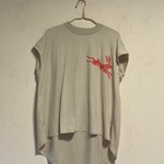 ウサギ柄　レディース　スリーブTシャツ【S～LL】