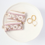 ミニミニポーチ　ファスナー6cm×2.5cm インド刺繍リボン