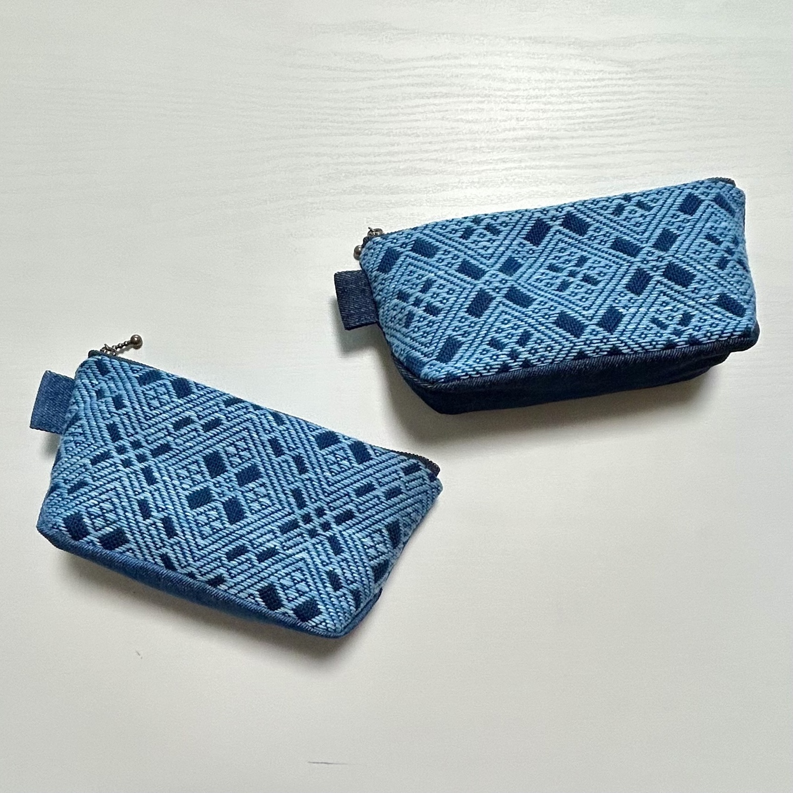 数珠入れパッチワーク風〜こぎん刺し〜 - free&easy GALLERY