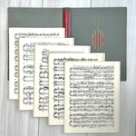 【再・再販】【楽譜】古書 切り離し*6枚