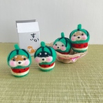 柴犬だるまスイカに変身〜🍉2025