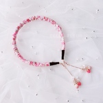 《特別価格》イヤリングカチューシャ『bijoux de fleur（ビジュー・ド・フルール）』💎✨キラキラミシェル（クリスタルいちごみるく）