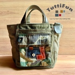 tuttifun＊apron pocket bag  - military     A63