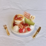 パンケーキプリンアラモード
