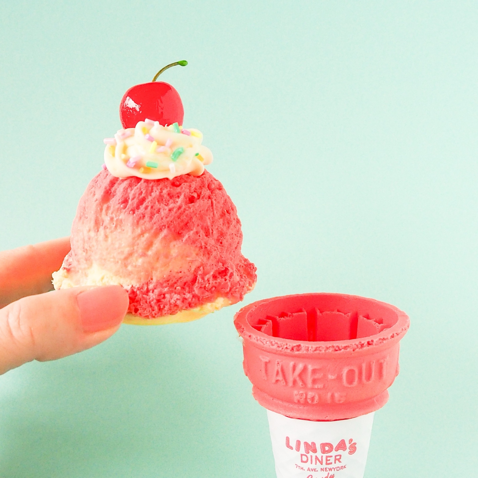 【最終値下げ】LINDA TOKYO♥ファンシー アイスクリーム 小物入れ 最終値下げ】LINDA TOKYO♥ファンシー アイスクリーム 小物入れ