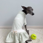 名入れオーダー犬服  ドライカノコニット ポロワンピース