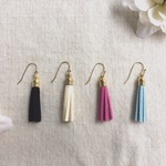 再再再販♡スエード風タッセルピアス