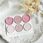 【𝙽𝚎𝚠⚘⠜】シーリングスタンプ完成品6枚セット(シーリング/ラッピング)