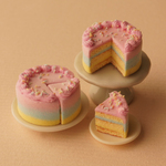 ミニチュア　サマーグラデーションケーキ