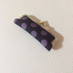 SALE♡ブラック×グレードット印鑑ケース