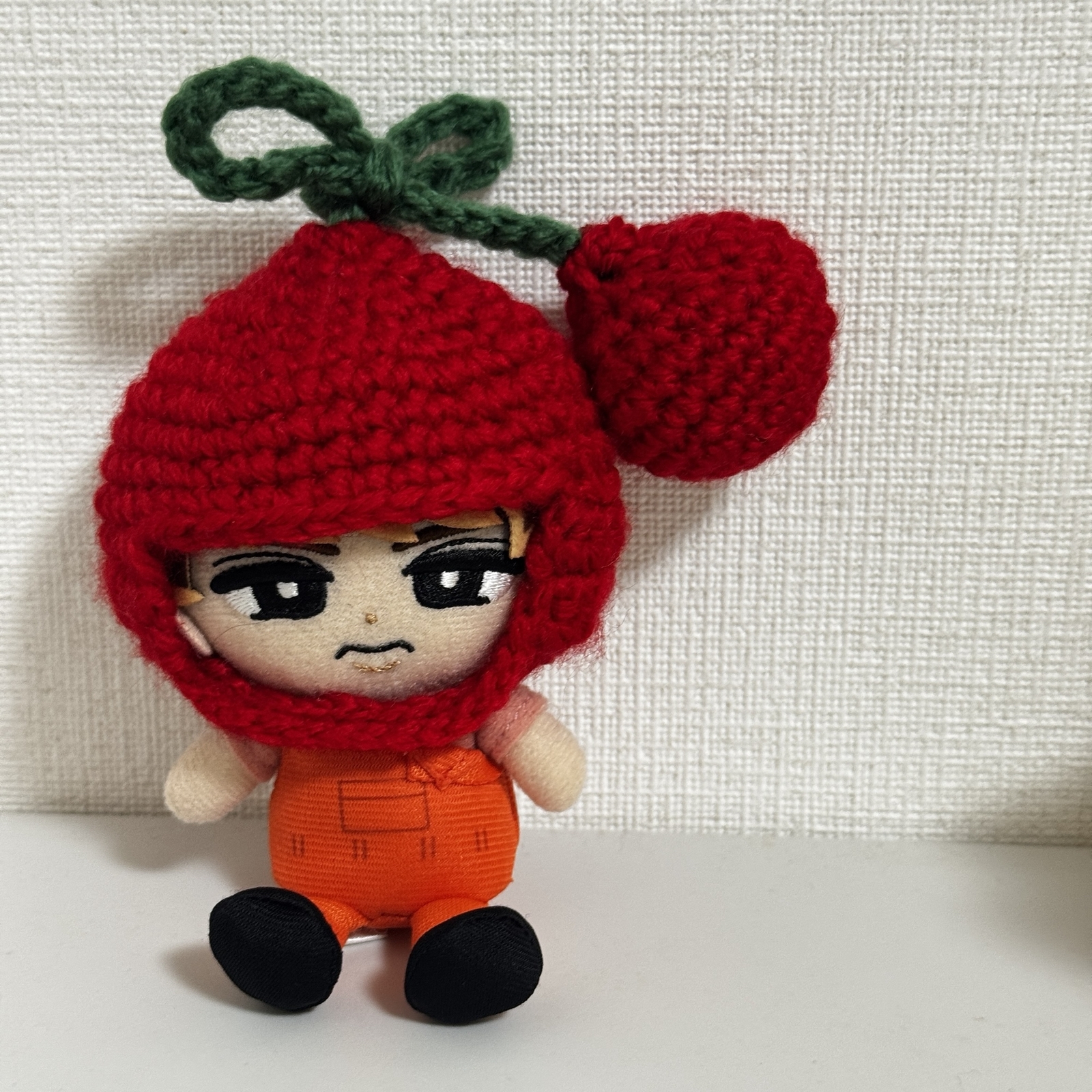 8cmぬい用のぬい服 さくらんぼ 赤 - こあらぼ˚ʚ🐨ɞ˚ | minne byGMO