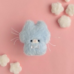 空色ダルマちゃん☁️ねこの姿 手のひらすっぽりサイズ①
