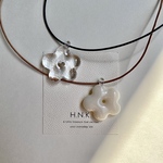 Like glass flower necklace