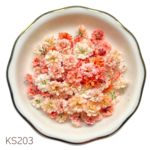 【 KS203】　かすみ草　シングルカラー　淡色　中間色　大容量　ドライフラワー　国産　高品質　染め　素材　資材　花材