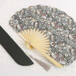 【P様専用ページ】Flower扇子*リバティStrawberryThiefクラシカルレッド