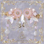 40-65cmドール対応 ヘアクリップセット 花人魚 桜貝