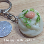 《再販》温玉ネギのせうどんキーホルダー